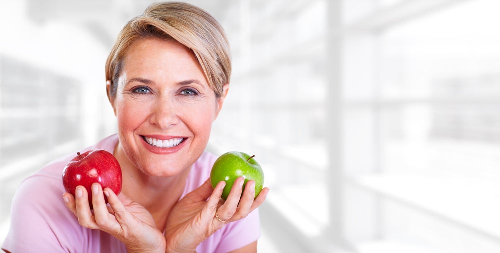 An apple a day might help keep bothersome menopause symptoms away.