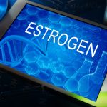 the word estrogen on a computer screen